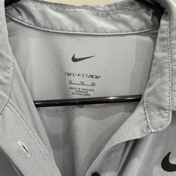 Nike Gray Performance Polo Shirt - Picture 2 of 3